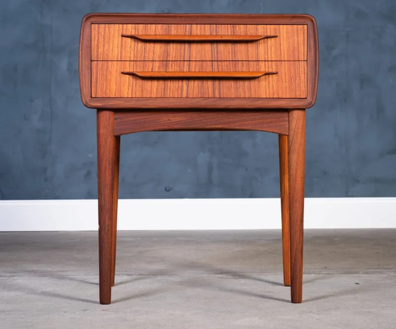 Clearance Pamono Teak Nightstand by Johannes Andersen for CFC Silkeborg, 1960s