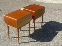Sale Pamono Teak Nightstands with Oak Legs attributed to Johannes Andersen, 1964, Set of 2