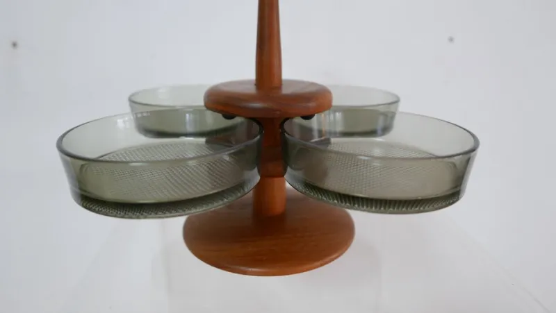 Online Pamono Teak Rotating Lazy Susan from Digsmed, Denmark, 1970s