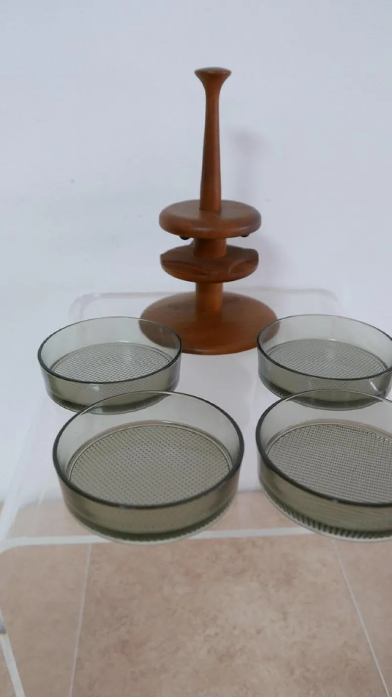 Online Pamono Teak Rotating Lazy Susan from Digsmed, Denmark, 1970s