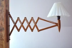 Pamono Teak Sconce by Kaare Klint for Le Klint, 1960s><noscript><img width=