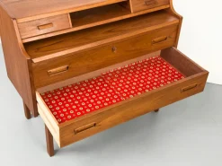 Discount Pamono Teak Secretary Desk by Arne Wahl Iversen for Vinde Møbelfabrik, 1960s