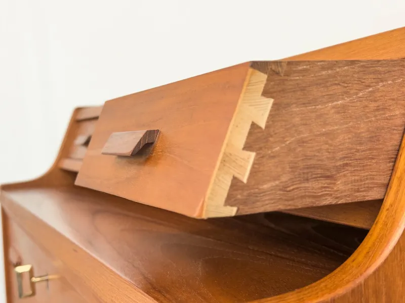 Discount Pamono Teak Secretary Desk by Arne Wahl Iversen for Vinde Møbelfabrik, 1960s