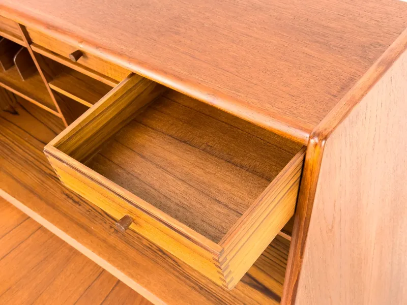 Pamono Teak Secretary Desk from Bernhard Pedersen & Søn, 1960s> Secretaires