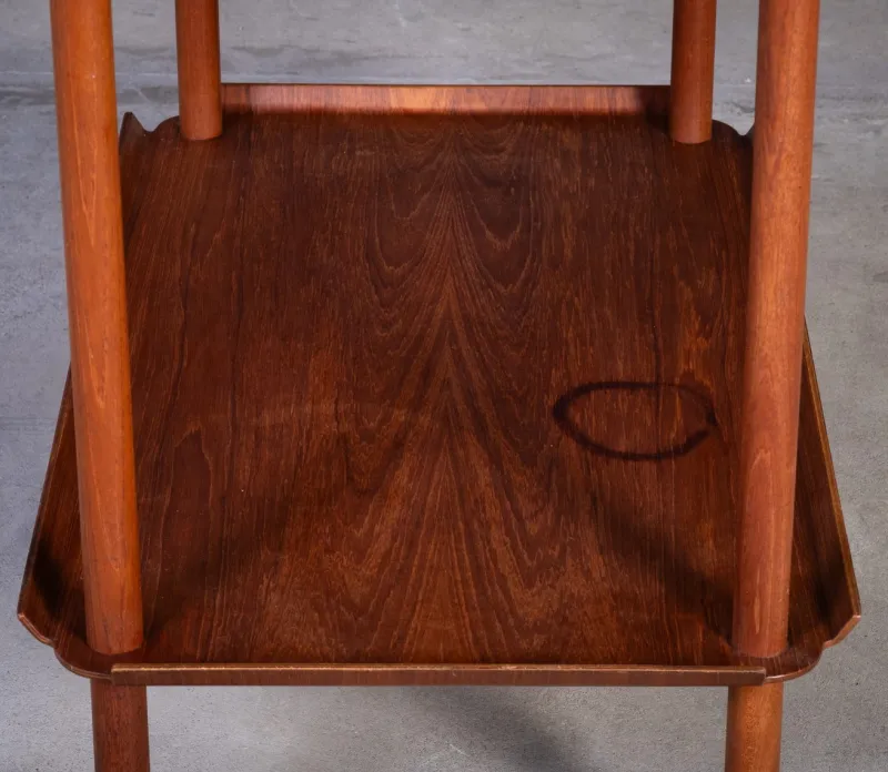 Pamono Teak Serving Bar Cart by Poul Hundevad, 1960s> Serving Bar Carts & Trolleys