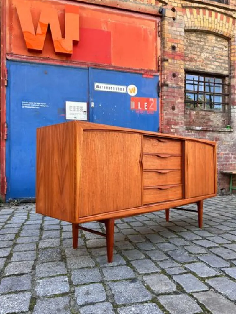 Pamono Teak Sideboard by Heinrich Riestenpatt for RT Möbel> Sideboards & Buffets