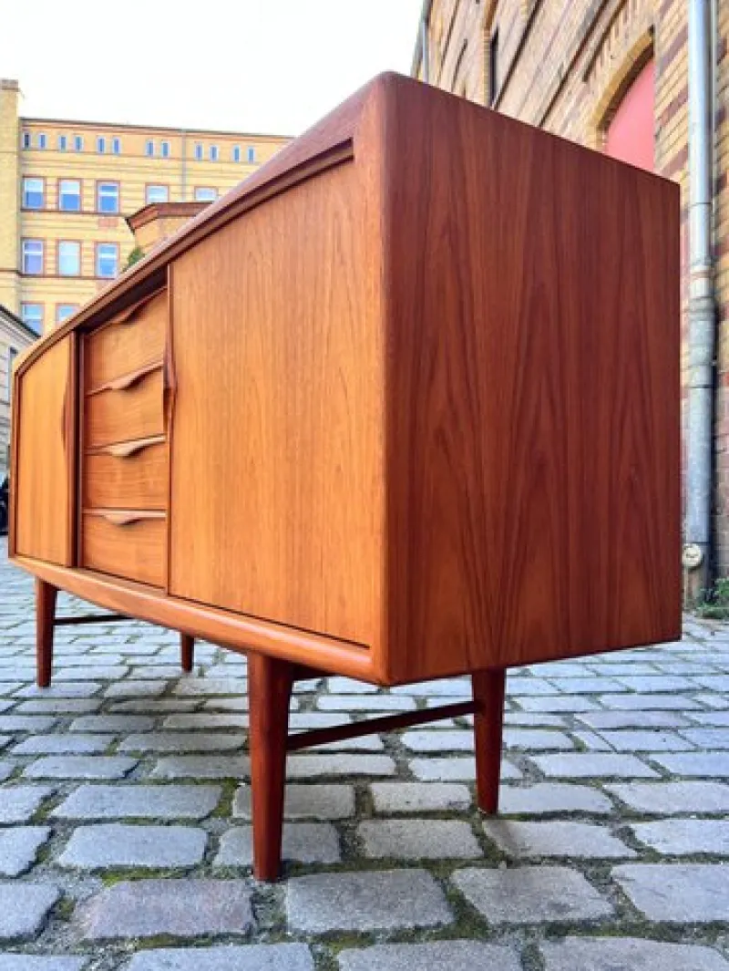 Pamono Teak Sideboard by Heinrich Riestenpatt for RT Möbel> Sideboards & Buffets