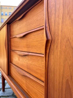 Pamono Teak Sideboard by Heinrich Riestenpatt for RT Möbel><noscript><img width=