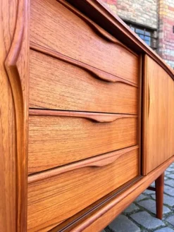Pamono Teak Sideboard by Heinrich Riestenpatt for RT Möbel><noscript><img width=