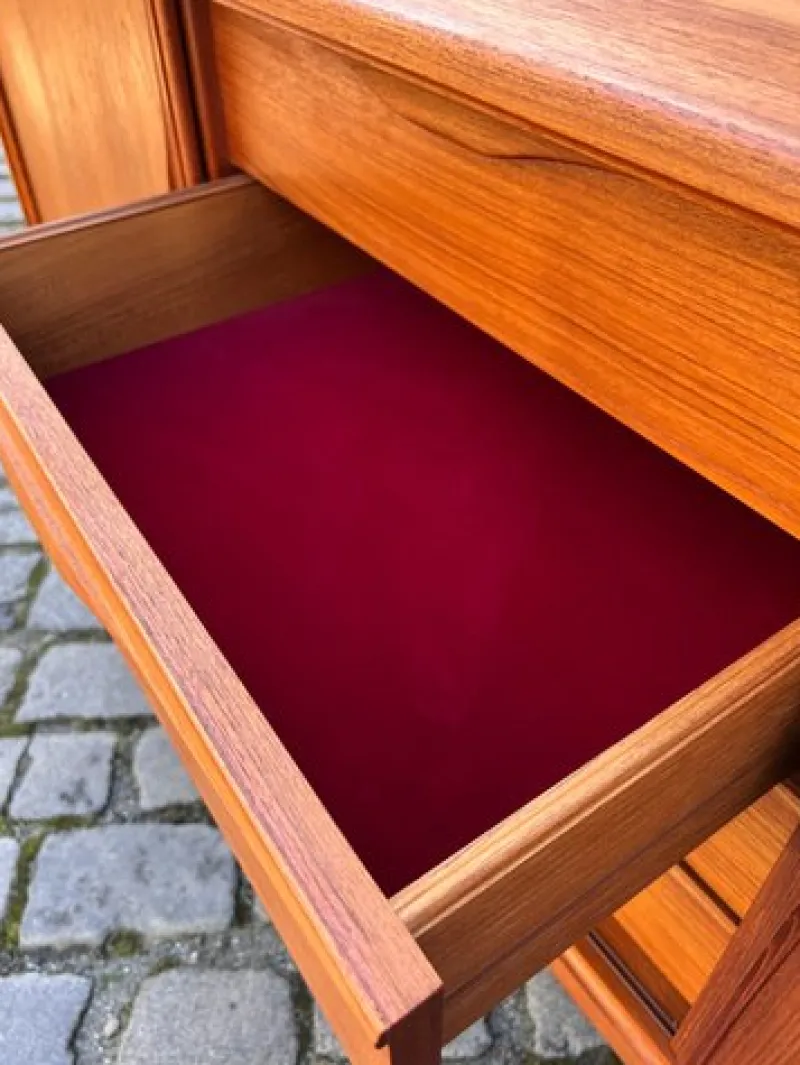 Pamono Teak Sideboard by Heinrich Riestenpatt for RT Möbel> Sideboards & Buffets