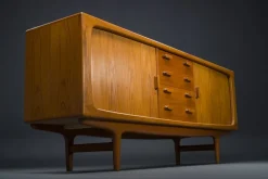 Pamono Teak Sideboard by Johannes Andersen for CFC Silkeborg, 1960s><noscript><img width=