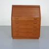 Pamono Teak Tambour Secretary from Dyrlund, 1960s> Secretaires