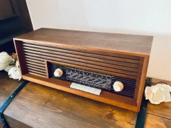 Pamono Teak Type 119 Tube Radio from Wega, 1960s> Electronics