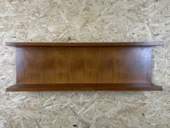 Clearance Pamono Teak Wall Shelf, Denmark, 1960s