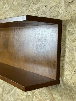 Clearance Pamono Teak Wall Shelf, Denmark, 1960s