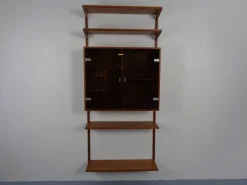 Hot Pamono Teak Wall Unit by Kai Kristiansen for Feldballes Furniture Factory, Denmark, 1960s, Set of 7