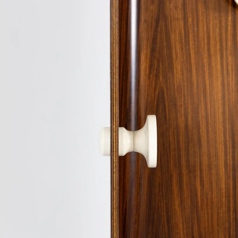Pamono Teak Wood Floor Coat Rack by Carlo De Carli for Fiam, 1960s> Racks, Hooks & Valets