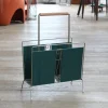 New Pamono Teal Magazine Rack, 1950s