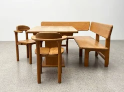 Pamono Team 7 Set with Corner Bench and Table and Chairs, Set of 4><noscript><img width=
