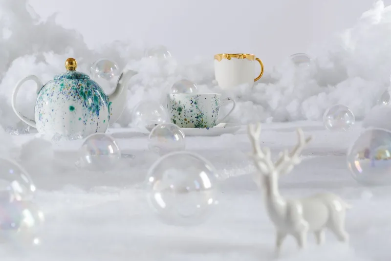 Pamono Teapot 60cl Blue Marble> Decorative Objects