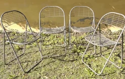 Hot Pamono Ted Net Chairs by Niels Gammelgaard fpr Ikea, 1970s, Set of 4