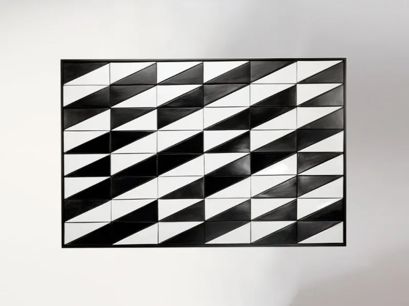 Pamono Tejo Black & White Tiles Panel by Mambo Unlimited Ideas> Decorative Objects