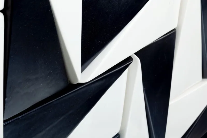 Pamono Tejo Black & White Tiles Panel by Mambo Unlimited Ideas> Decorative Objects