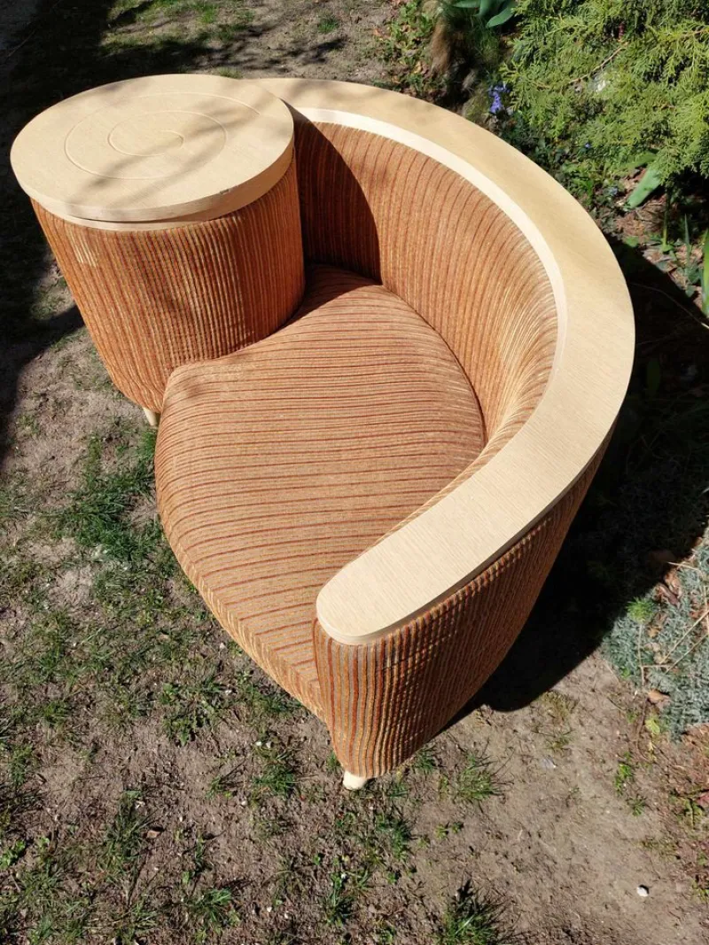 Pamono Telephone Hall Built in Table Bench Gossip Bench, 1960s> Benches