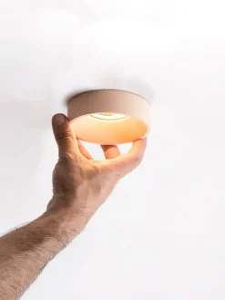 Sale Pamono Teo Recessed Spotlight in Beige by Plato Design