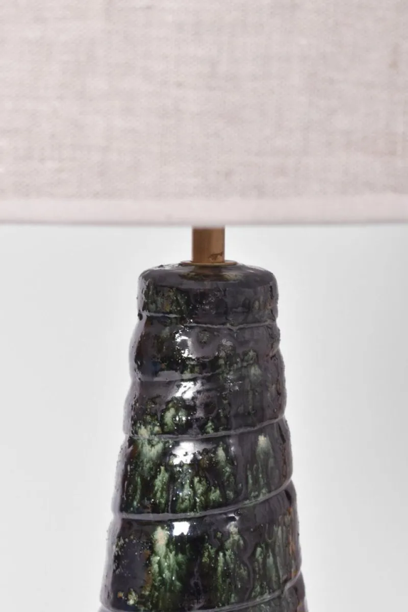 Discount Pamono Teotihuacan Green and Black Lamp by Barracuda Interiors