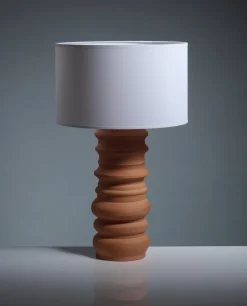 Discount Pamono Terracotta Glow Table Lamp by Katia Langeard