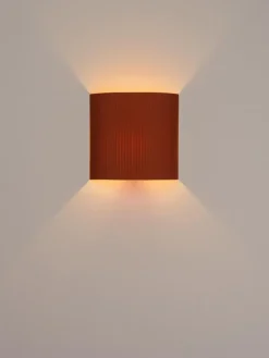 Pamono Terracotta Square Wall Lamp by Santa & Cole><noscript><img width=
