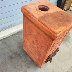 Pamono Terracotta Stove, 1930s><noscript><img width=
