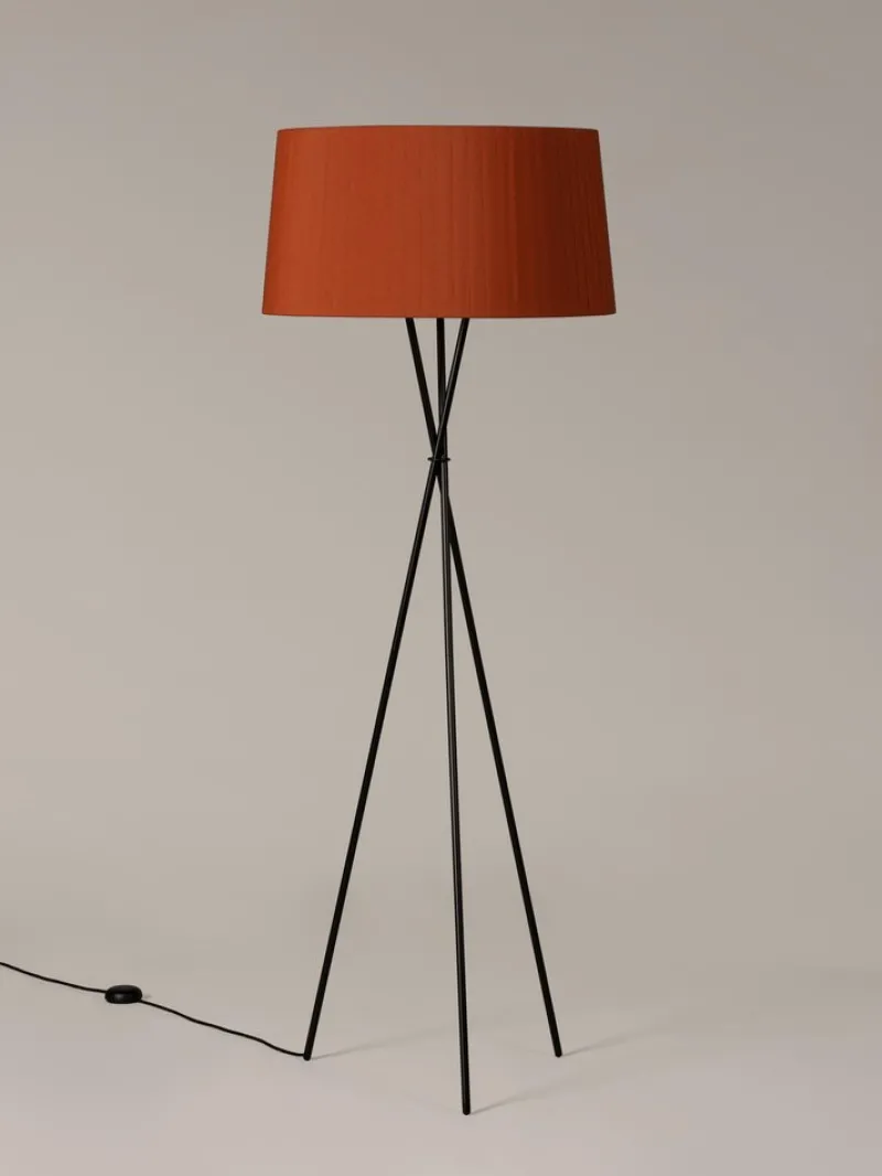 Discount Pamono Terracotta Tripode G5 Floor Lamp by Santa & Cole