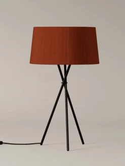 Clearance Pamono Terracotta Trípode G6 Table Lamp by Santa & Cole