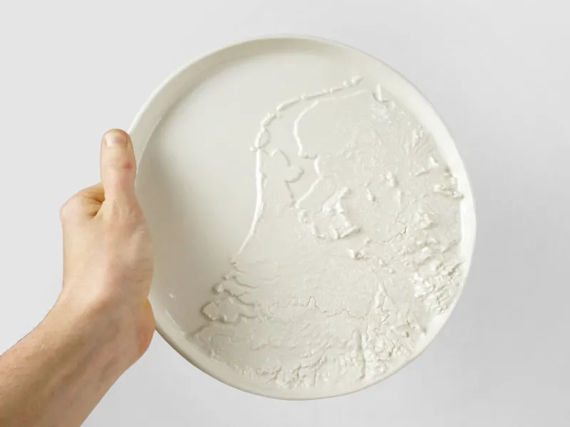 Pamono Terrain Plate from Studio Lorier> Decorative Plates
