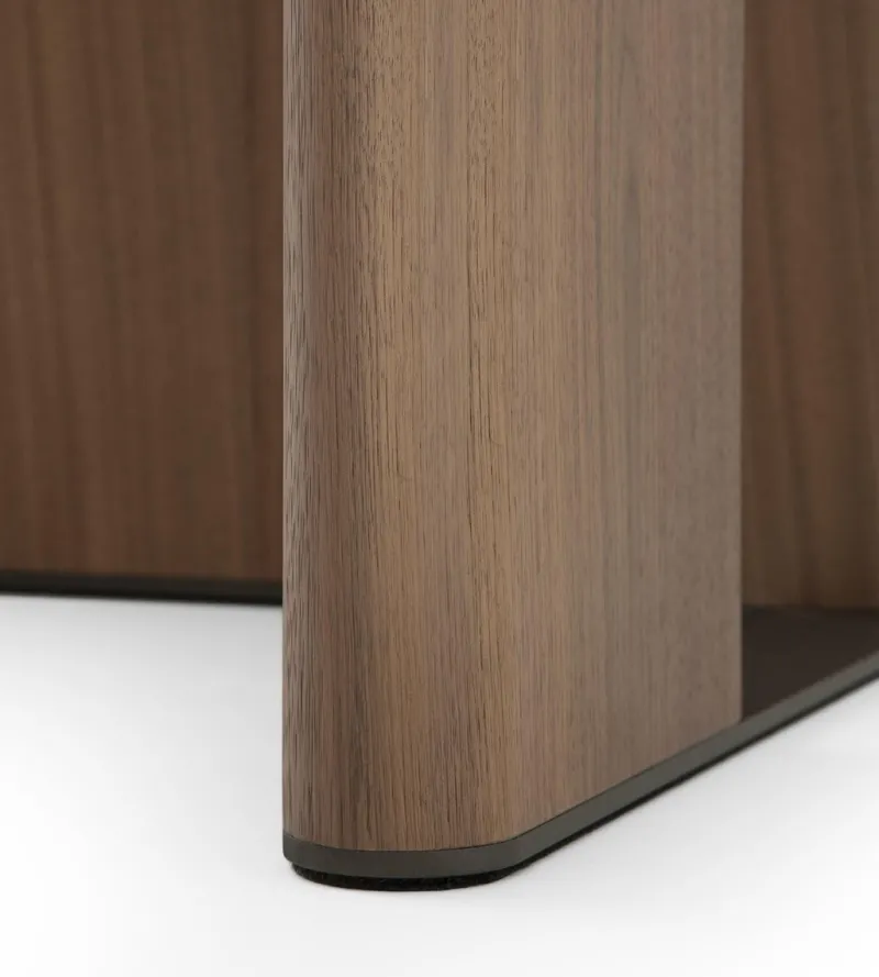 Pamono Tetris Walnut and Marble Console Table by Morica Design> Tables|Console Tables