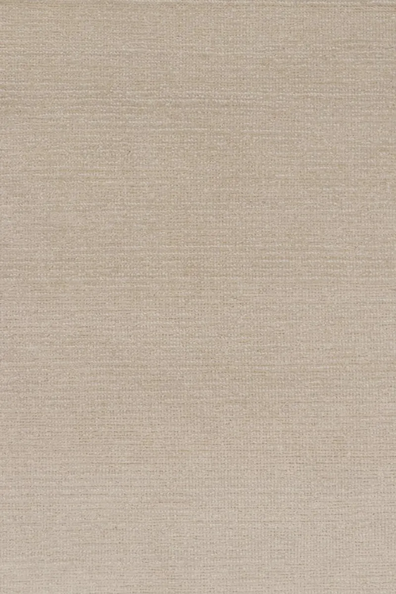 Outlet Pamono Textural Rug in Cream and White Tones from R&K Principal Jahanshah Nazmiyal