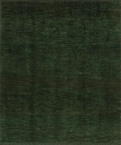 Pamono Textural Rug in Dark Green Tones from R&K Principal Jahanshah Nazmiyal> Carpets & Textiles|Carpets & Textiles