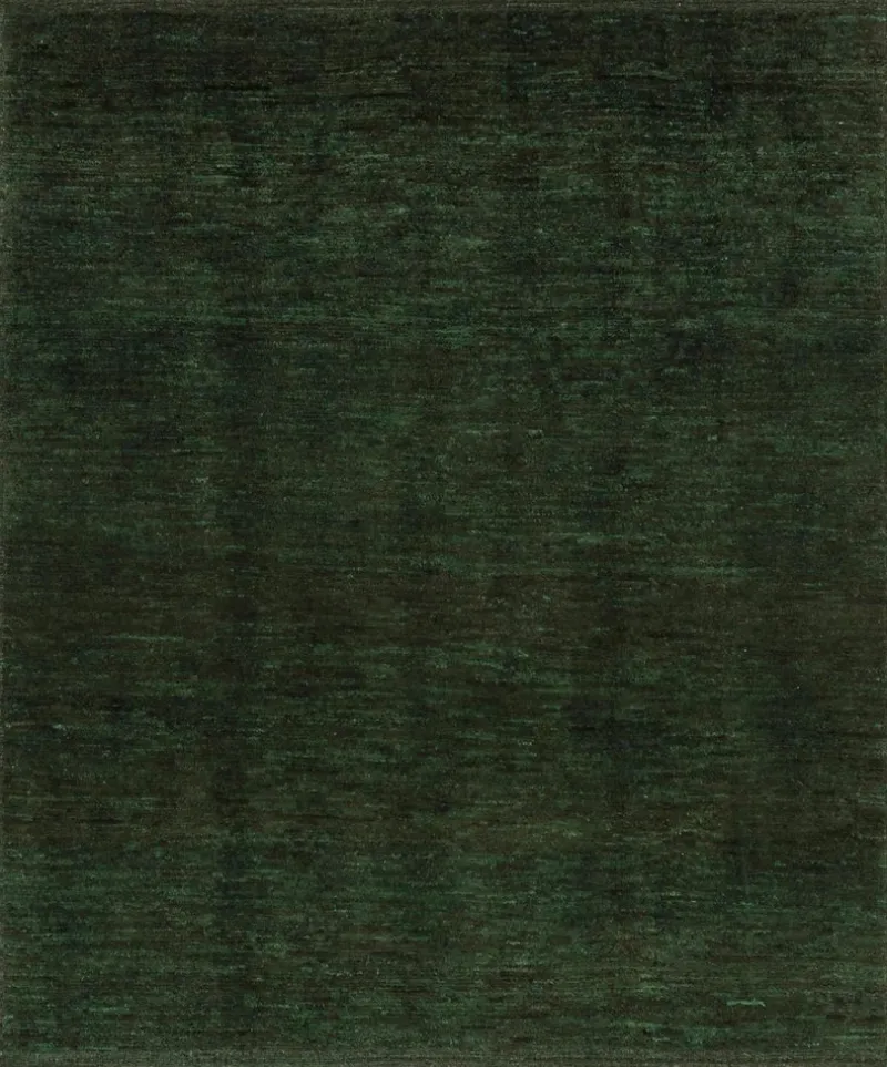Pamono Textural Rug in Dark Green Tones from R&K Principal Jahanshah Nazmiyal> Carpets & Textiles|Carpets & Textiles