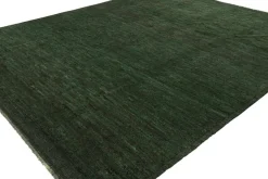 Pamono Textural Rug in Dark Green Tones from R&K Principal Jahanshah Nazmiyal><noscript><img width=