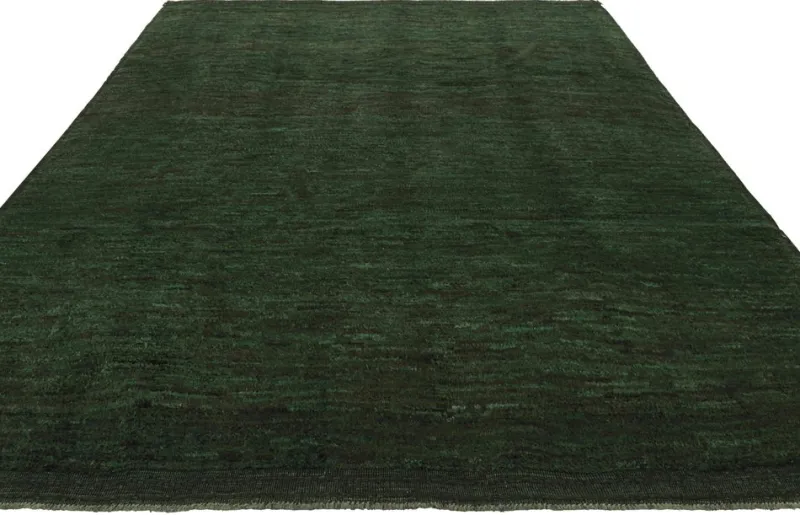 Pamono Textural Rug in Dark Green Tones from R&K Principal Jahanshah Nazmiyal> Carpets & Textiles|Carpets & Textiles
