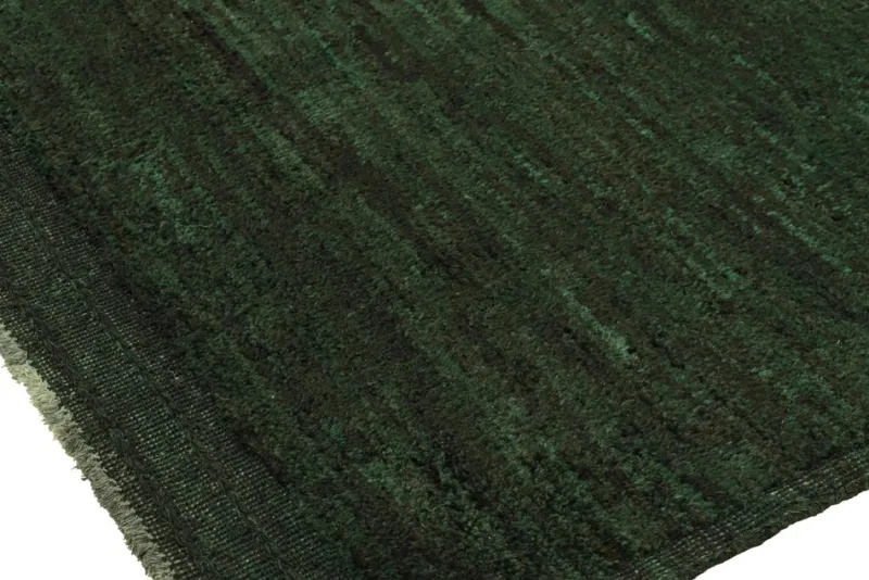 Pamono Textural Rug in Dark Green Tones from R&K Principal Jahanshah Nazmiyal> Carpets & Textiles|Carpets & Textiles