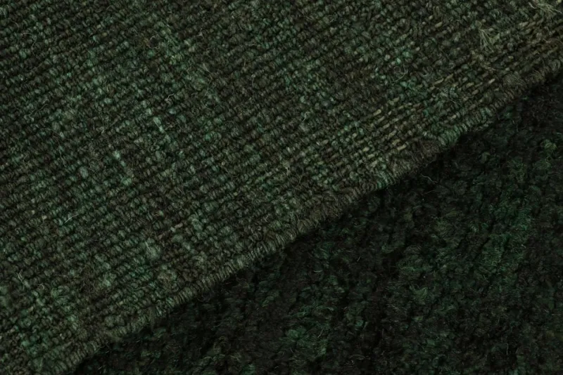 Pamono Textural Rug in Dark Green Tones from R&K Principal Jahanshah Nazmiyal> Carpets & Textiles|Carpets & Textiles