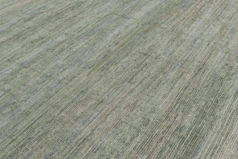 Pamono Textural Rug in Green and Blue Tones from R&K Principal Jahanshah Nazmiyal> Carpets & Textiles|Carpets & Textiles