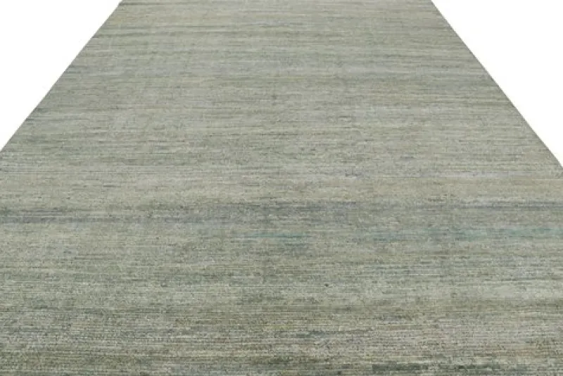 Pamono Textural Rug in Green and Blue Tones from R&K Principal Jahanshah Nazmiyal> Carpets & Textiles|Carpets & Textiles