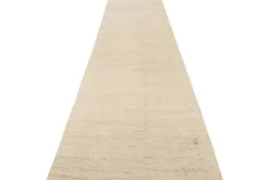 Hot Pamono Textural Runner in Beige Tones from R&K Principal Jahanshah Nazmiyal
