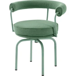 New Pamono Textured Black Lc7 Outdoor Chair by Charlotte Perriand for Cassina
