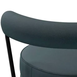 New Pamono Textured Black Lc7 Outdoor Chair by Charlotte Perriand for Cassina