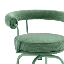New Pamono Textured Black Lc7 Outdoor Chair by Charlotte Perriand for Cassina
